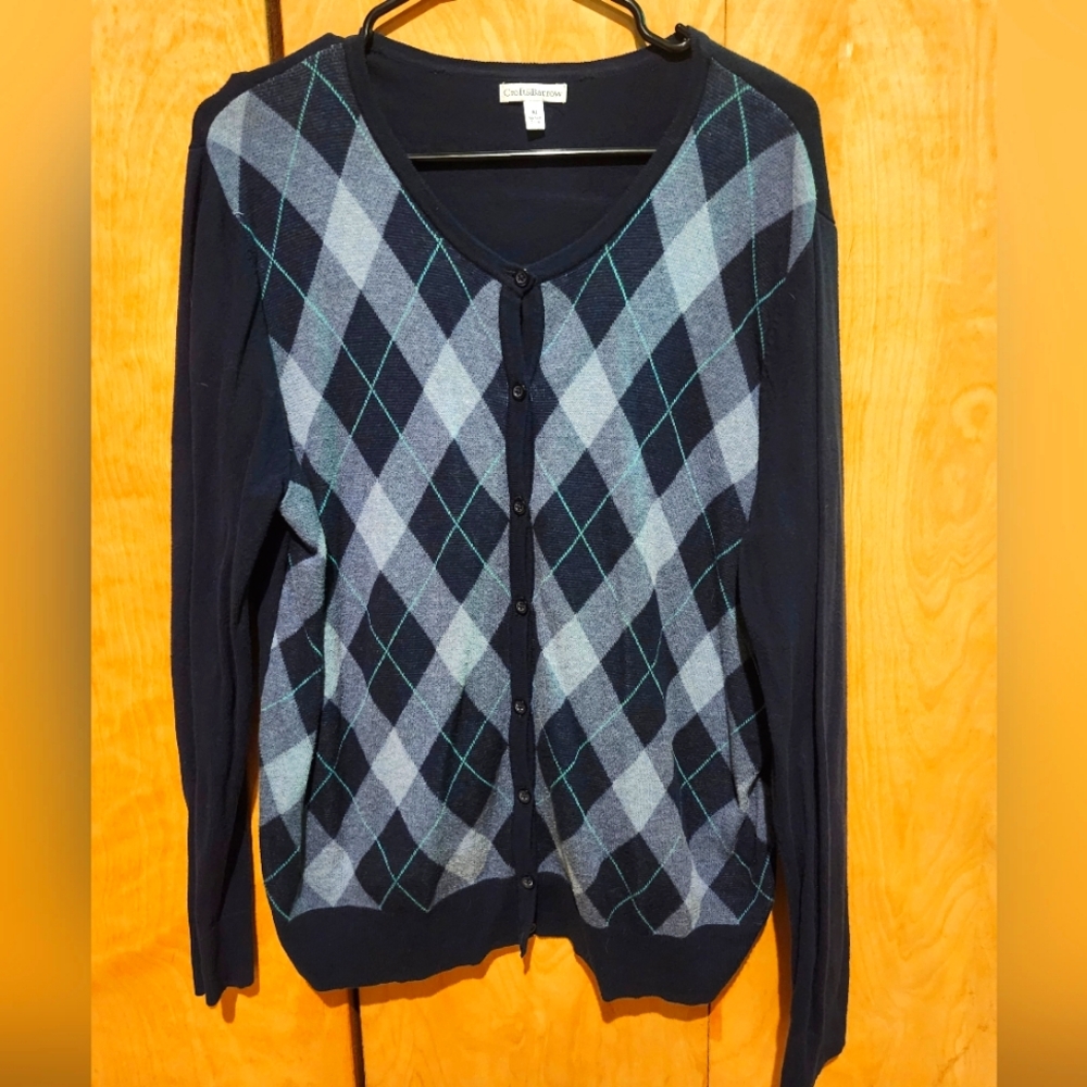 Womens Croft and barrow button down sweater